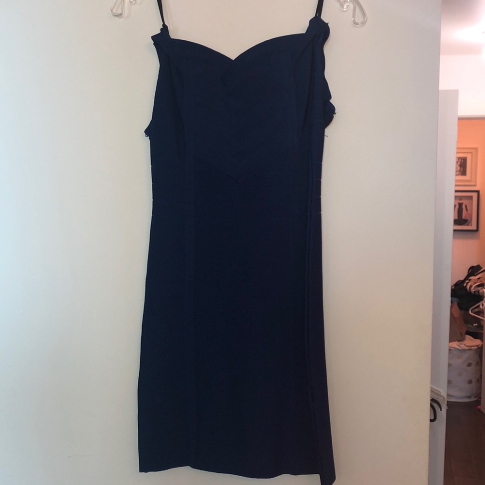 BEBE bandage mini dress